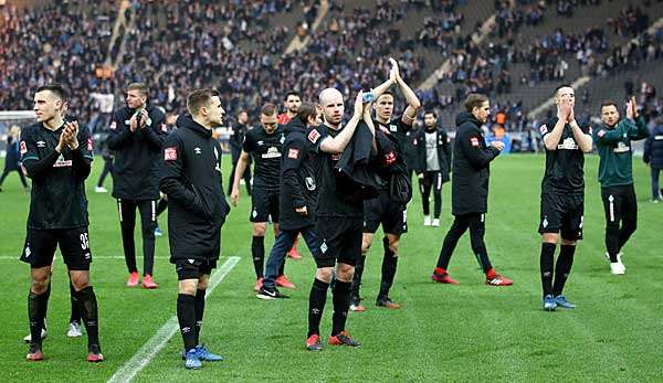 Frust trotz eines gewonnen Punktes: Werder Bremen verspielte bei Hertha BSC eine 2:0-Führung.