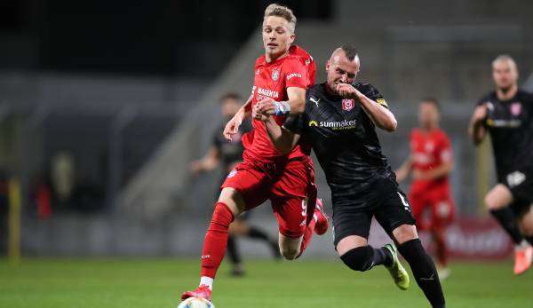 Der Hallesche FC wird auch heute wieder mit vollem Einsatz kämpfen.