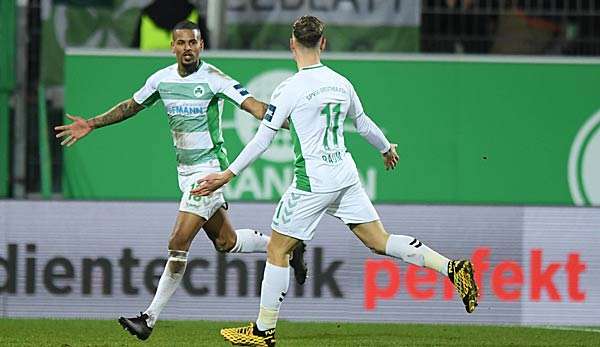 Greuther Fürth befindet sich in der Verfolgergruppe auf die Aufsteiger.