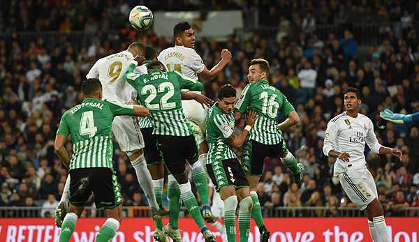 Betis Sevilla konnte Real Madrid schon beim Hinspiel im November zu einem 0:0 halten.