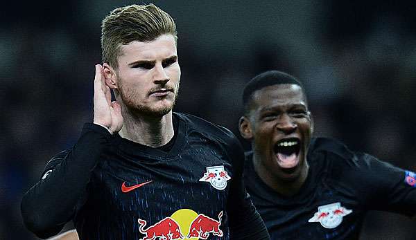 Timo Werner traf im Hinspiel gegen Tottenham Hotspur per Elfmeter zum 1:0-Endstand für RB Leipzig.