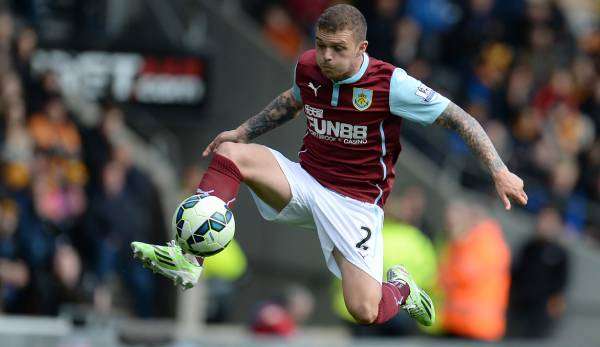 Kieran Trippier feierte beim FC Burnley sein Premier-League-Debüt.