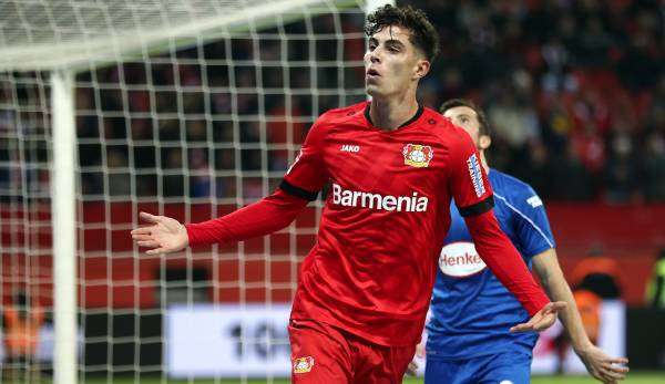 Kai Havertz wird mit einem Wechsel zum FC Bayern in Verbindung gebracht.