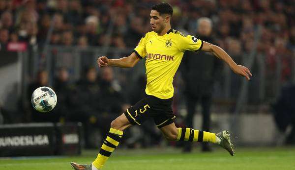 Achraf Hakimi gewann am zweiten Spieltag der Bundesliga Home Challenge klar mit 6:1.