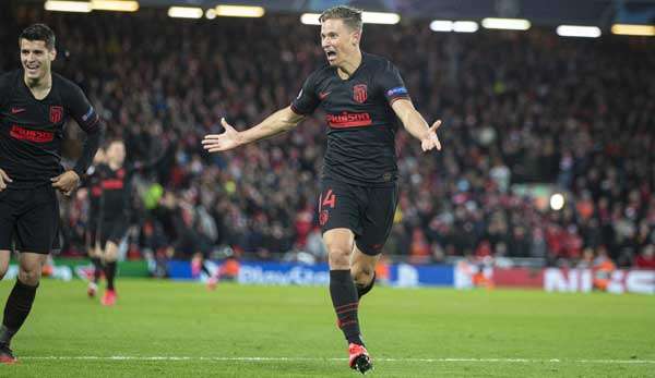 Nach einem Doppelpack im Champions-League-Spiel gegen den FC Liverpool taufte Marcos Llorente von Atletico Madrid seinen Hund "Anfield".