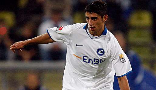 Lars Stindl machte das 1:0 gegen Augsburg. Es war der achte Saisontreffer des Karlsruhers