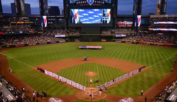 Chase Field in Phoenix/Arizona wäre eine der Spielstätten für den Corona-Notfall-Plan der MLB in Arizona.