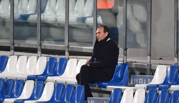 Massimo Cellino beim Geisterspiel Anfang März in Sassuolo.