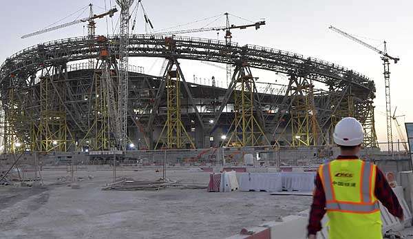 Beim Stadionbau in Katar kam es zu fünf Coronafällen