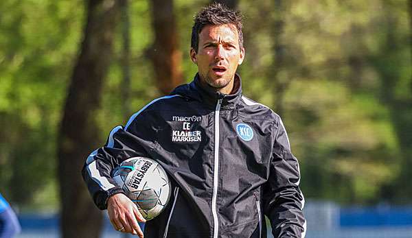 Christian Eichner ist seit Februar Cheftrainer beim KSC.