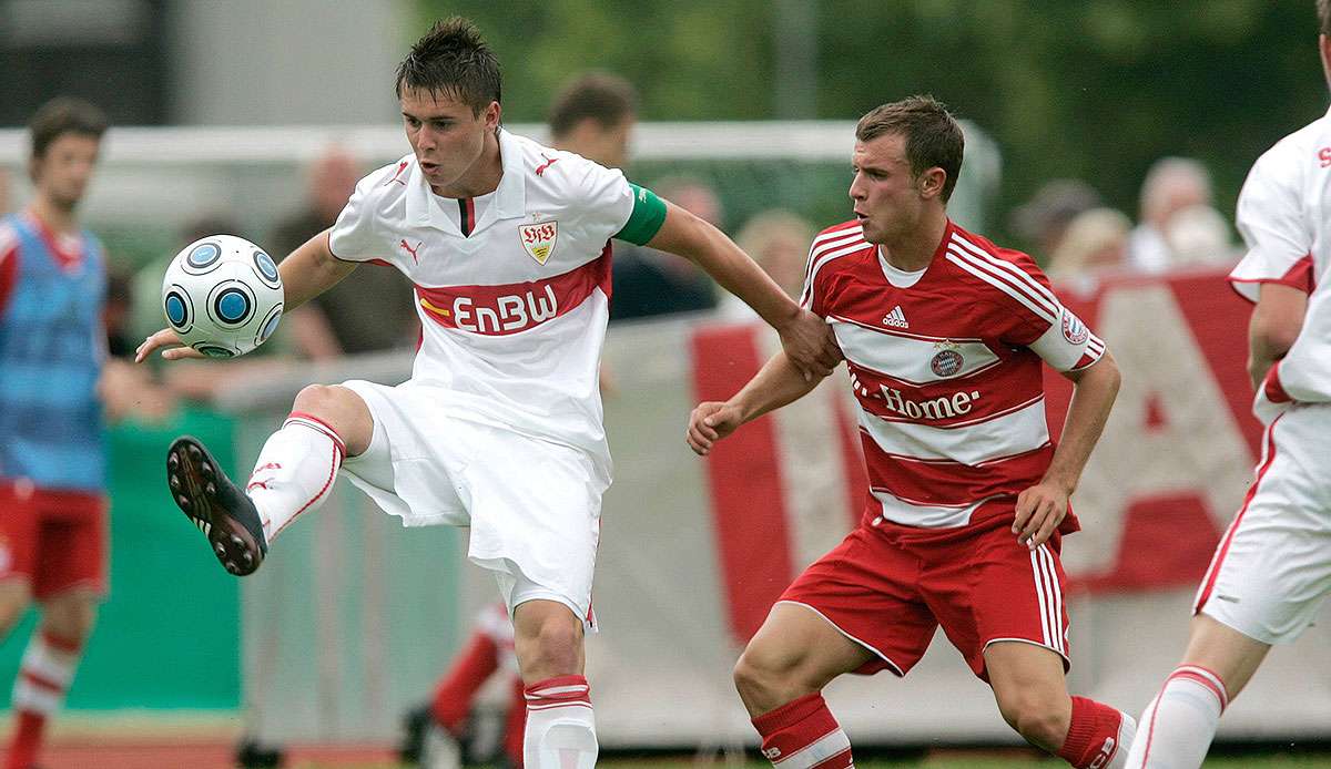 Sebastian Dreier (r.) war Kapitän der U17 des FC Bayern München.