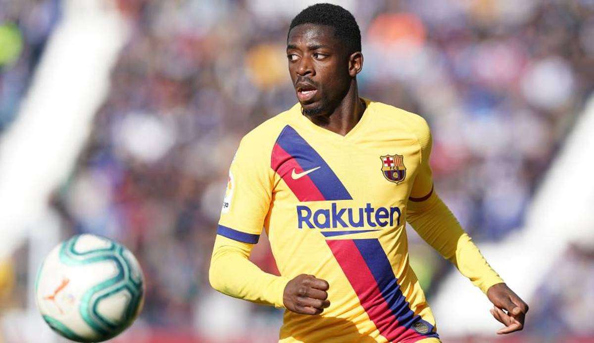 Ousmane Dembele stand erstmals seit langer Zeit wieder auf dem Trainingsplatz.