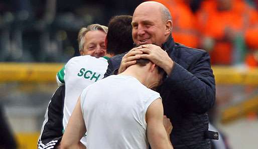 Dieter Hoeneß (r.) war als Spieler für den VfB Stuttgart und den FC Bayern aktiv