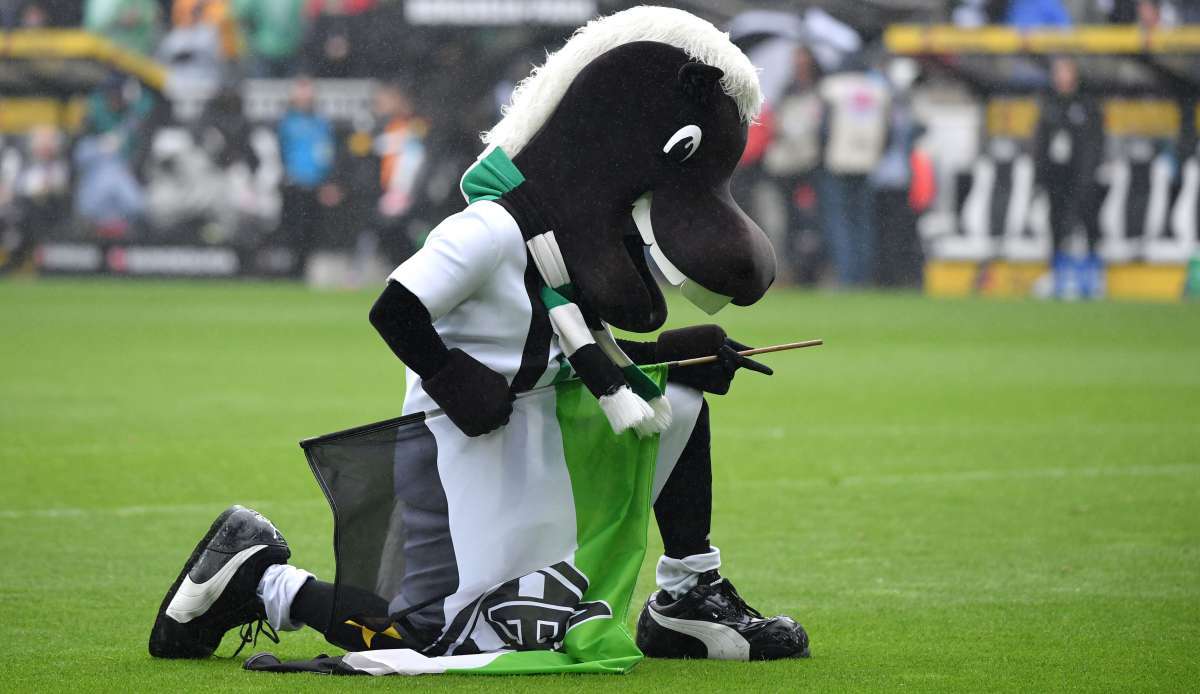 Jünter ist das Maskottchen von Borussia Mönchengladbach.