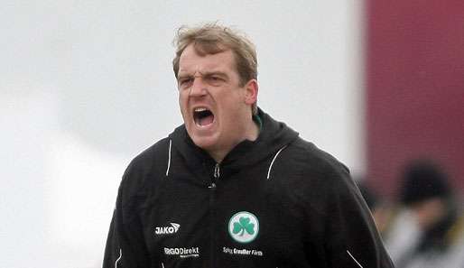Für Fürth-Trainer Mike Büskens gab es an seinem 42. Geburtstag kein Geschenk