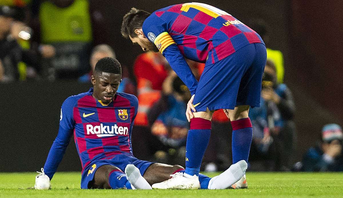 Ousmane Dembele soll als einziger Spieler eine von Trainer Quique Setien organisierte Videokonferenz aller Profis verpasst haben.