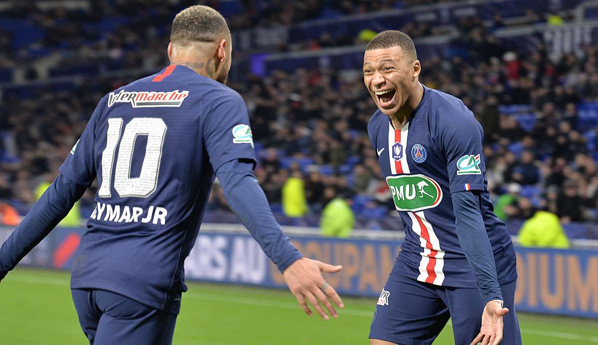 Kylian Mbappe und Neymar bereiteten sich mit einem ersten Testspiel auf die Champions League vor.