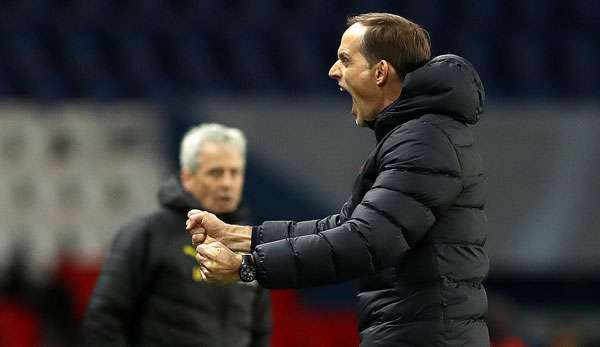 Thomas Tuchel setzte sich im Achtelfinale der Champions League mit PSG gegen den BVB und Lucien Favre durch.