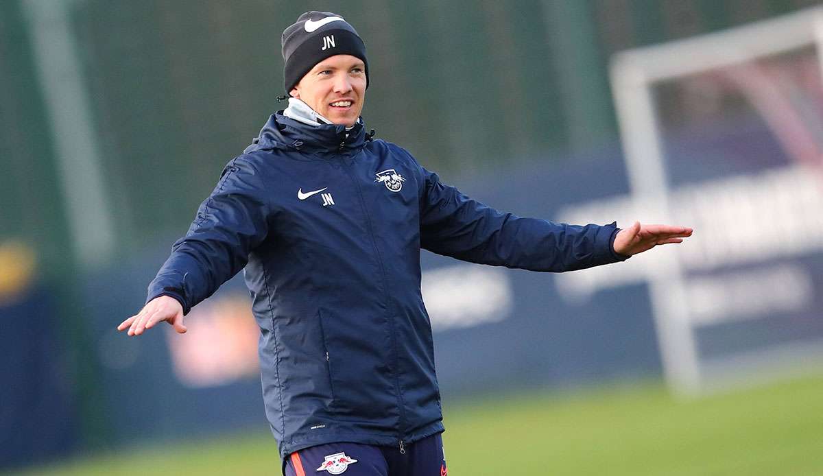 Julian Nagelsmann im Training von RB Leipzig.