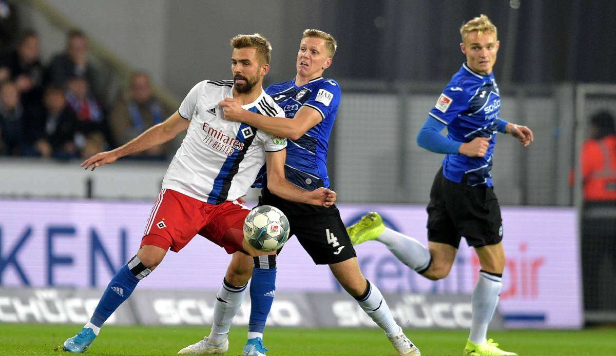 Der HSV empfängt Spitzenreiter Arminia Bielefeld am 27. Spieltag.