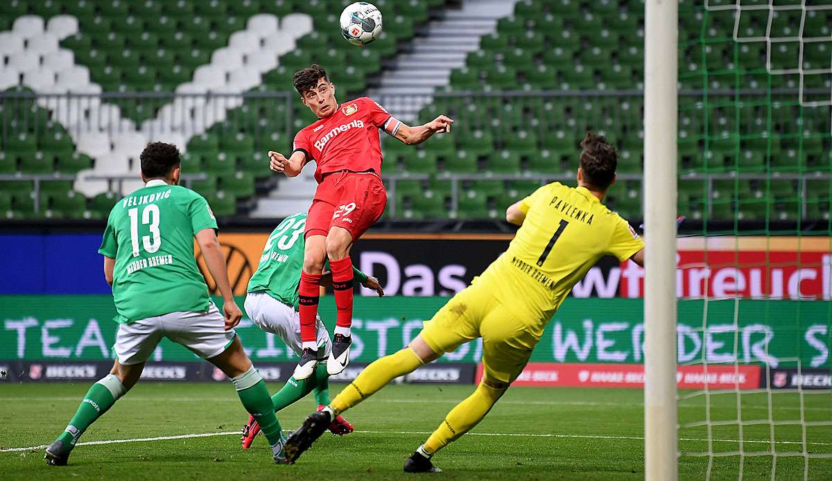 Kai Havertz hat in Bremen zwei Tore erzielt.