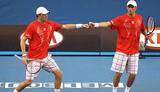 Mike und Bob Bryan sind das derzeit beste Tennisdoppel der Welt