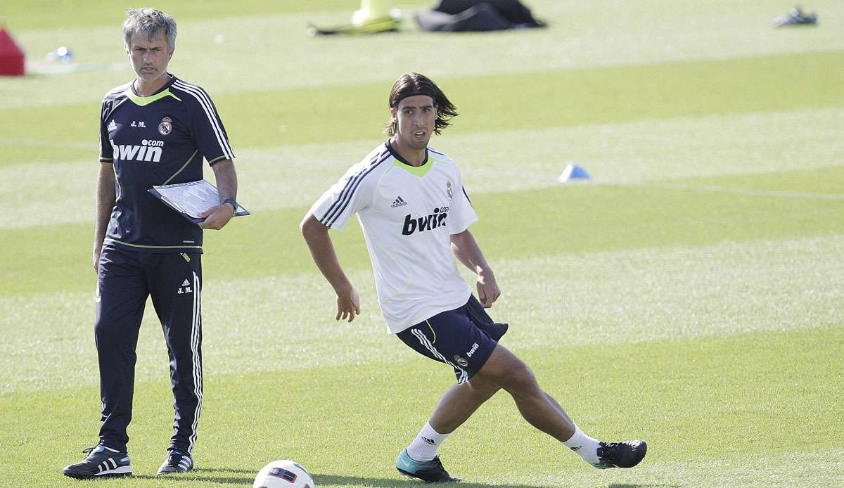 Sami Khedira (r.) arbeitete drei Jahre unter Jose Mourinho.
