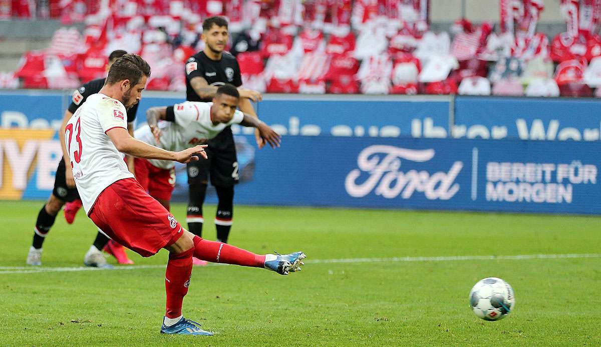 Kölns Mark Uth hat die Streitigkeiten mit seinem Kollegen Jhon Cordoba vor dem verschossenen Elfmeter erklärt.