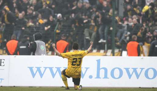 Sascha Pfeffer spielt seit dem Sommer 2007 für Dynamo Dresden