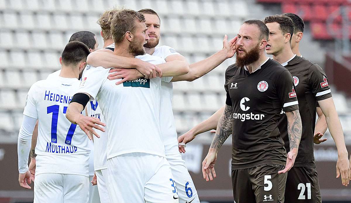 Der 1. FC Heidenheim bleibt durch das Unentschieden gegen St. Pauli zunächst auf Rang vier.