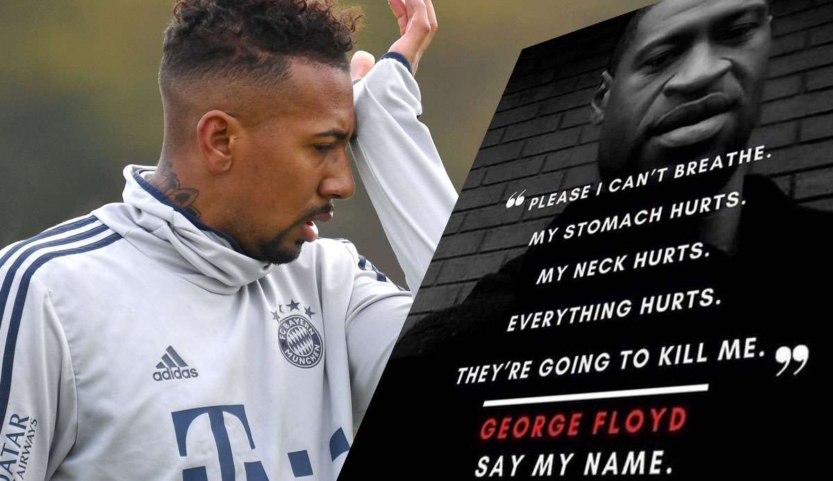 Jerome Boateng gedenkt George Floyd mit einem emotionalen Post auf Twitter.