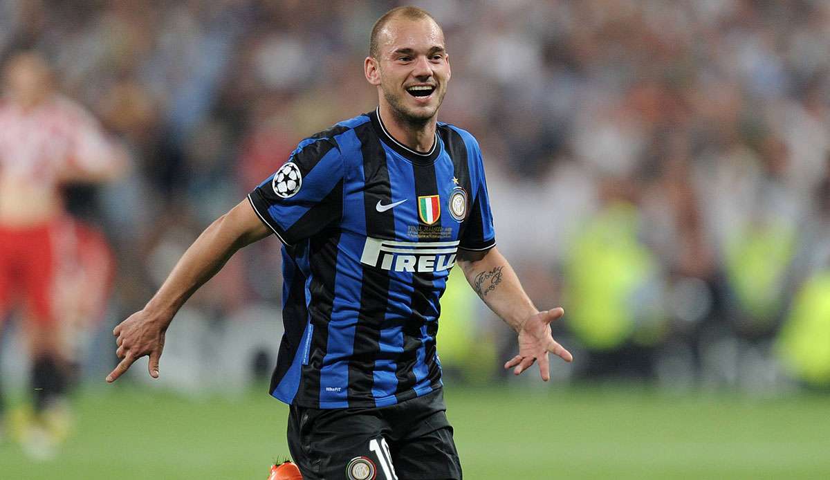 PLATZ 24: Wesley Sneijder (35 Jahre, Niederlande) - durchschnittliche Punktzahl: 2,72.