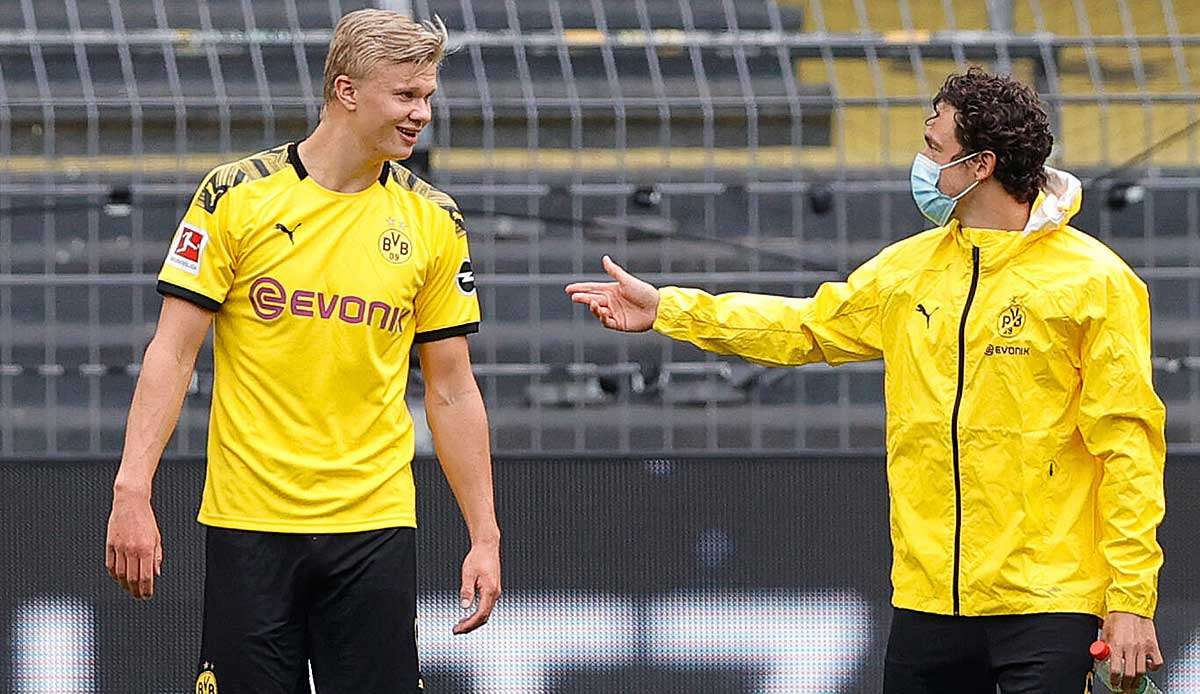 Spielen seit Januar 2020 gemeinsam für den BVB: erling Haaland und Thomas Delaney.