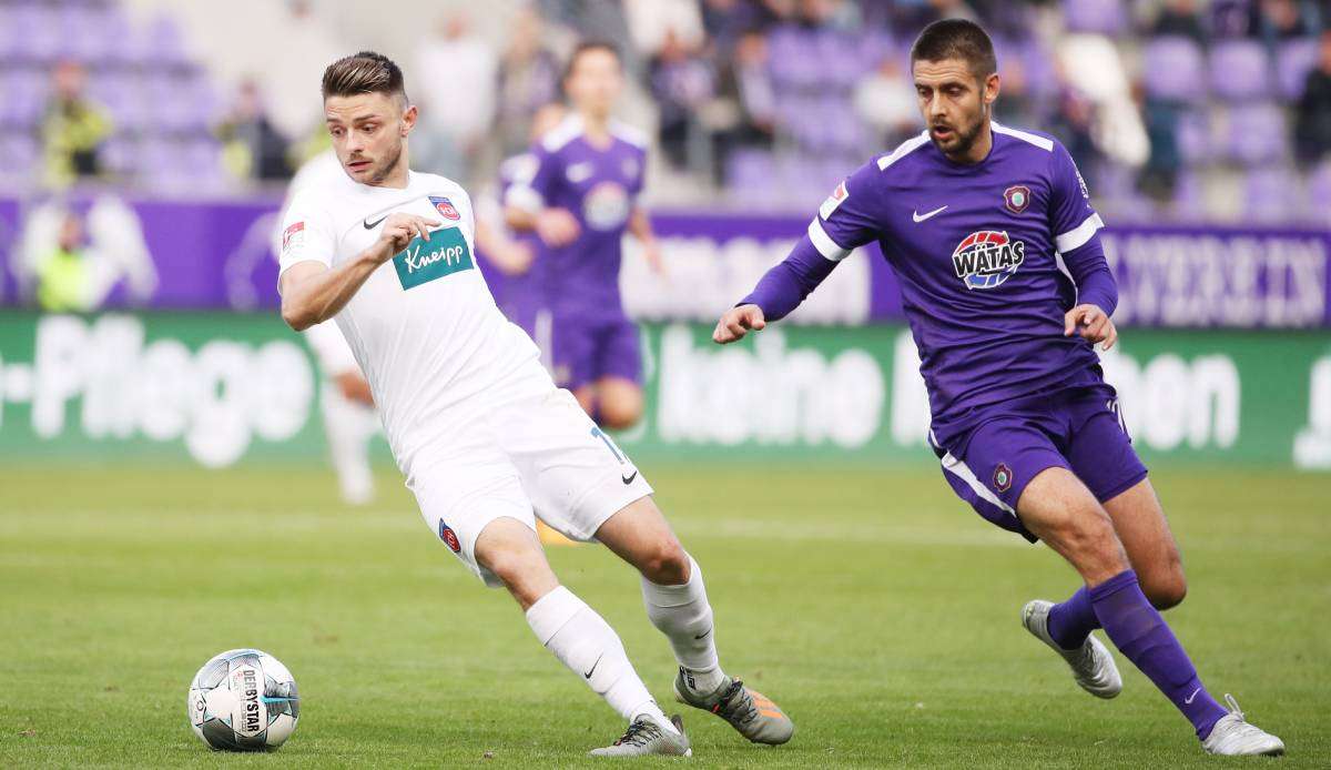 Der FC Heidenheim empfängt den FC Erzgebirge Aue am Sonntag.