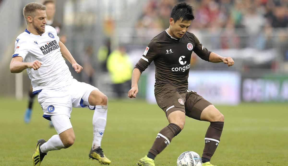 Der KSC empfängt am Samstag den 1. FC St. Pauli.