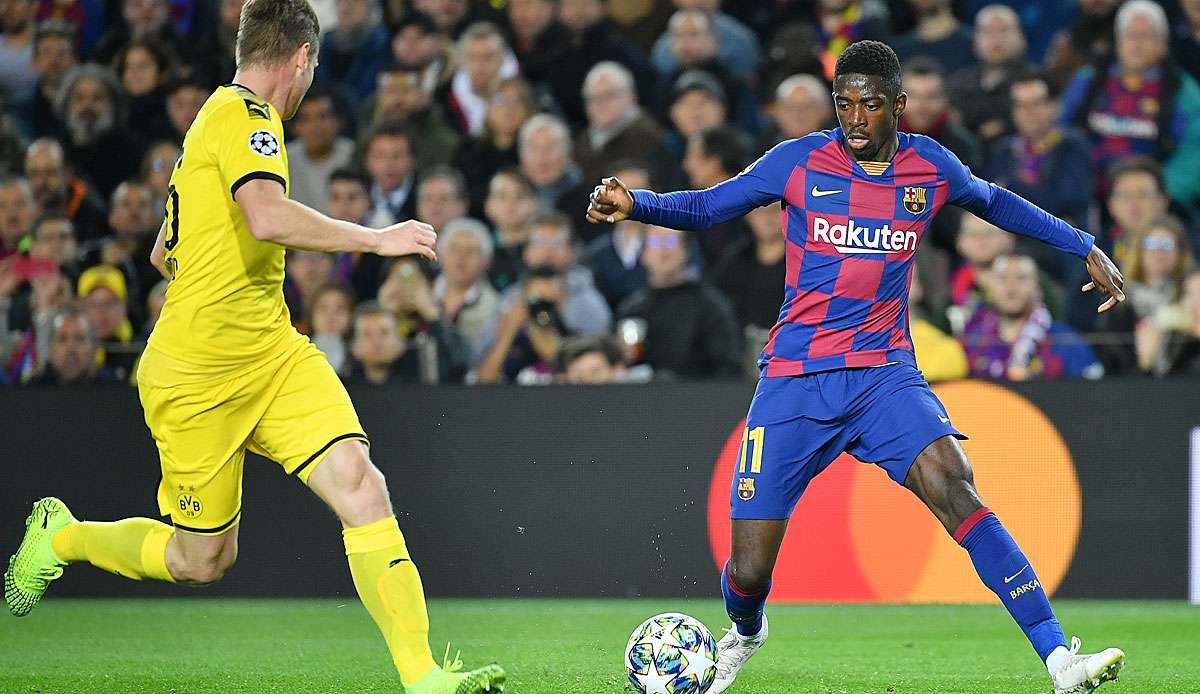 Ousmane Dembele spielt beim FC Barcelona.