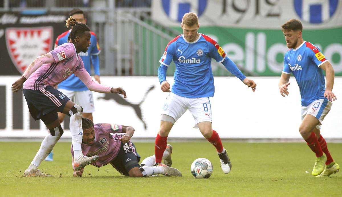 Kiel muss heute beim HSV ran.