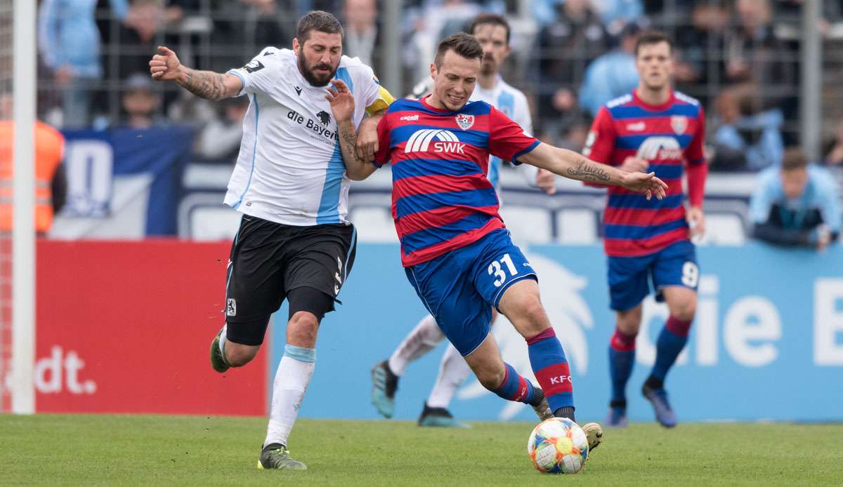 Unter anderem spielen heute 1860 München und der KFC Uerdingen gegeneinander.