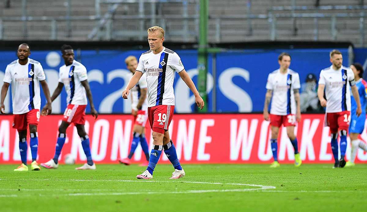 Erneuter Rückschlag: Doppeltorschütze Joel Pohjanpalo musste mit dem HSV den nächsten Nackenschlag in der Nachspielzeit hinnehmen.