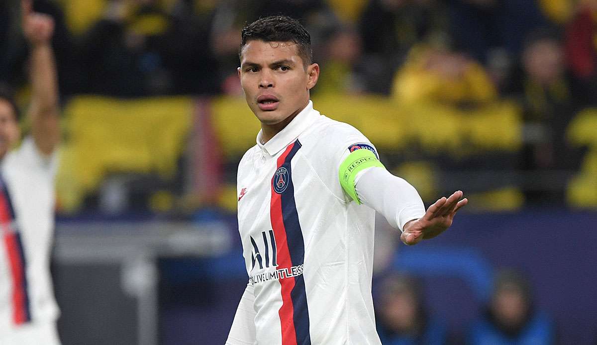 Kapitän Thiago Silva wird den französischen Meister Paris Saint-Germain offenbar im Sommer verlassen.