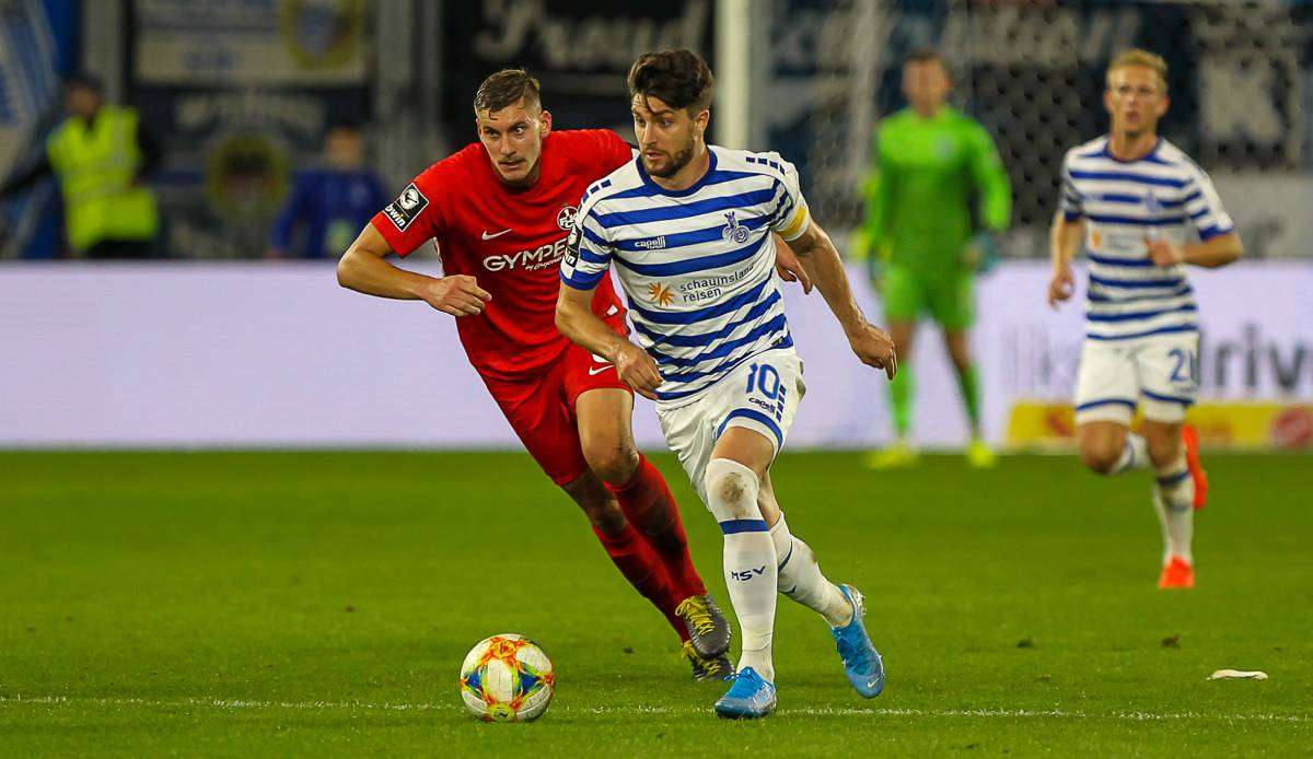 Moritz Stoppelkamp und der MSV Duisburg patzten zuletzt im Aufstiegsrennen der 3. Liga.