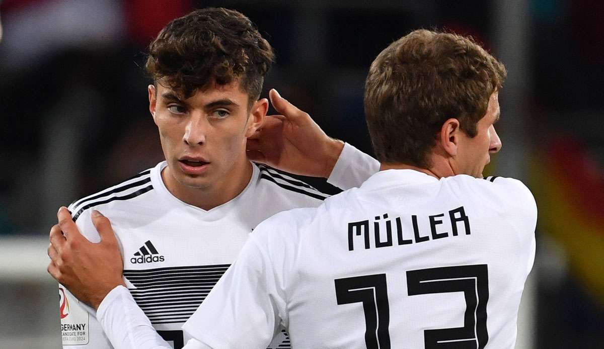 Thomas Müller lobt Kai Havertz in den höchsten Tönen.