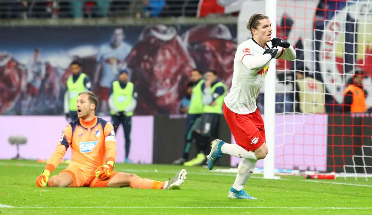 Marcel Sabitzer erzielte das erste Leipziger Tor beim Sieg in der Hinrunde über Hoffenheim.