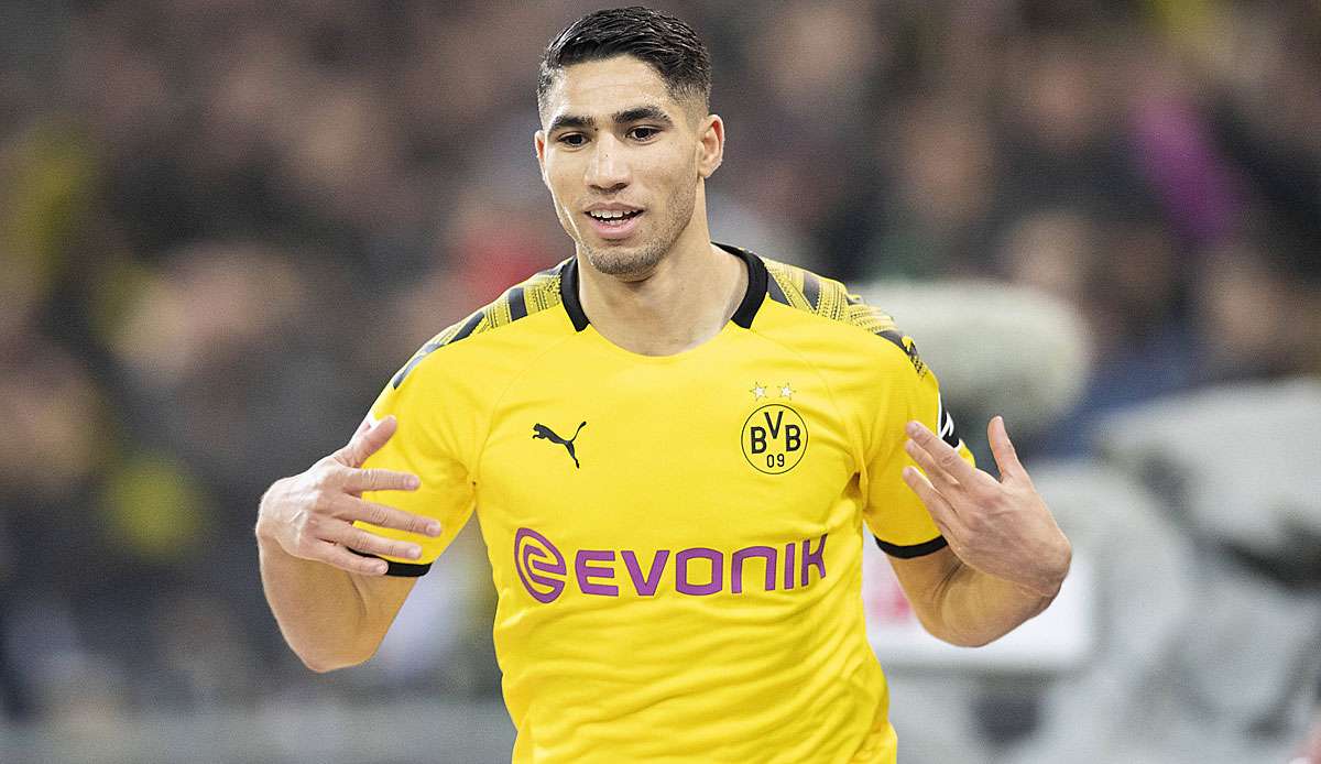 Achraf Hakimi kann sich einen BVB-Verbleib wohl vorstellen.