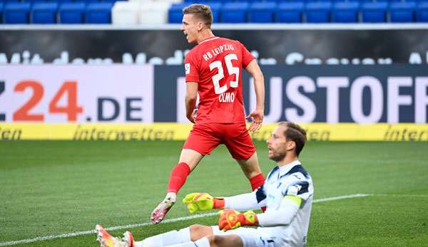 Dani Olmo traf für Leipzig in der ersten Viertelstunde gleich doppelt.