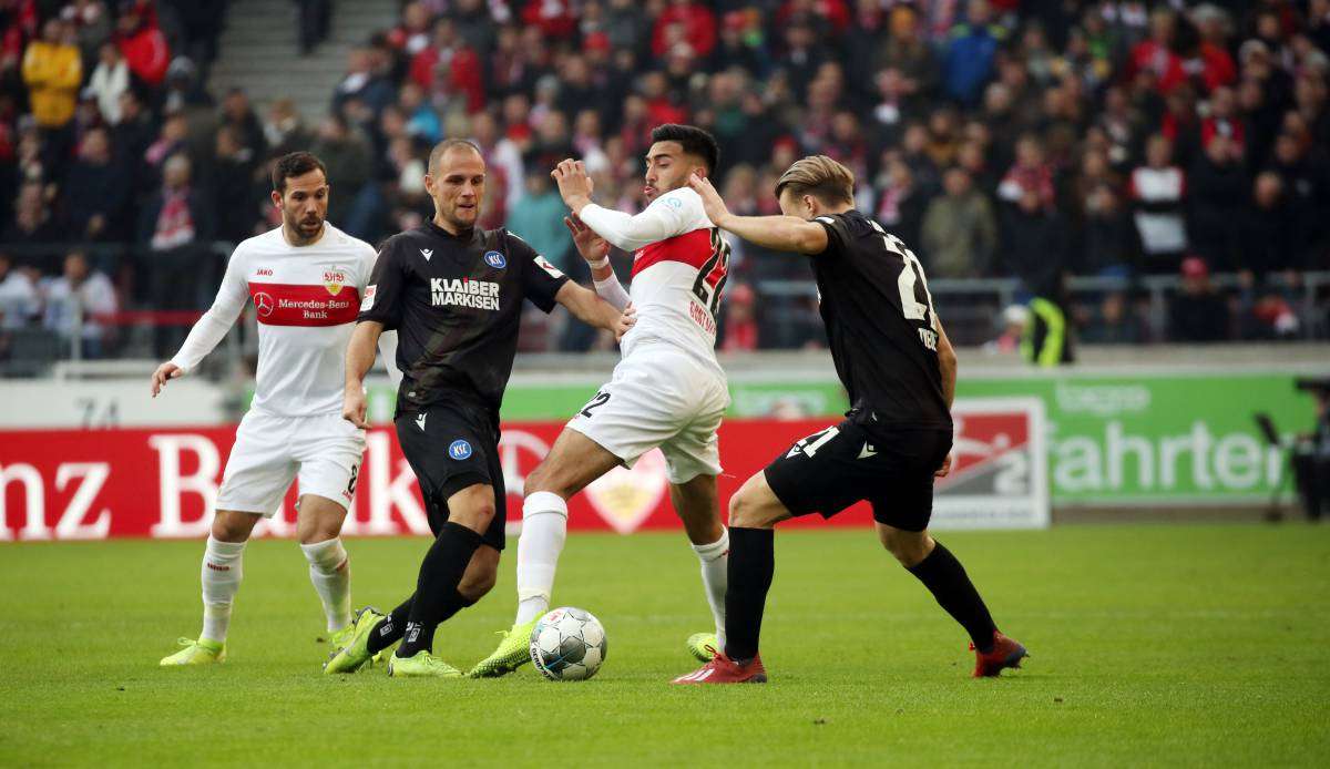 KSC vs. VfB: In den Spielen geht es immer zur Sache.