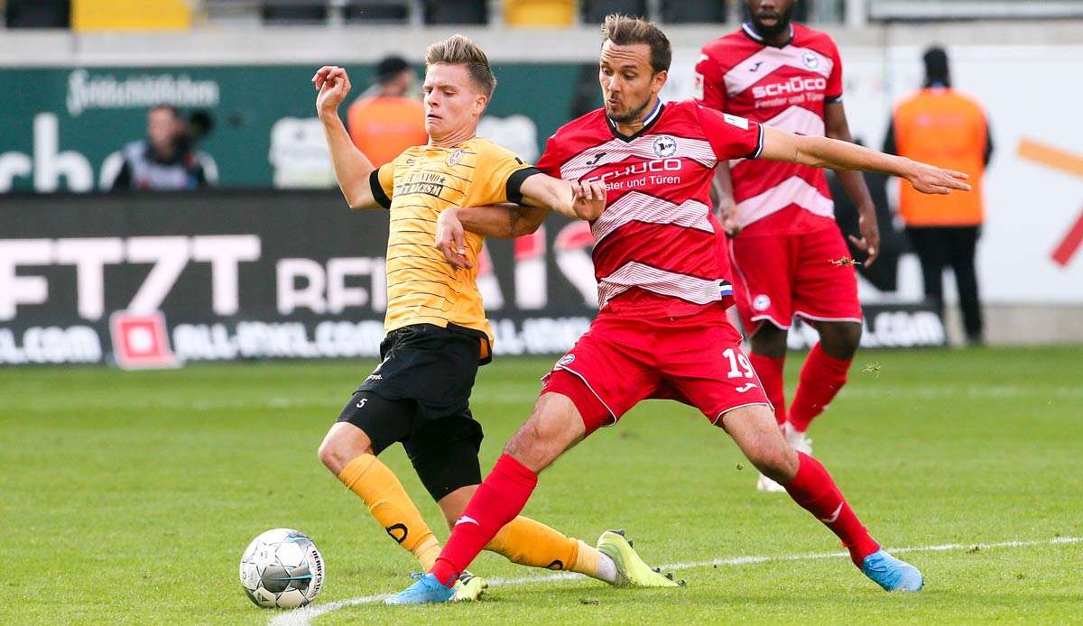 Arminia Bielefeld und Dynamo Dresden treffen im Nachholspiel des 28. Spieltags der 2. Bundesliga aufeinander.