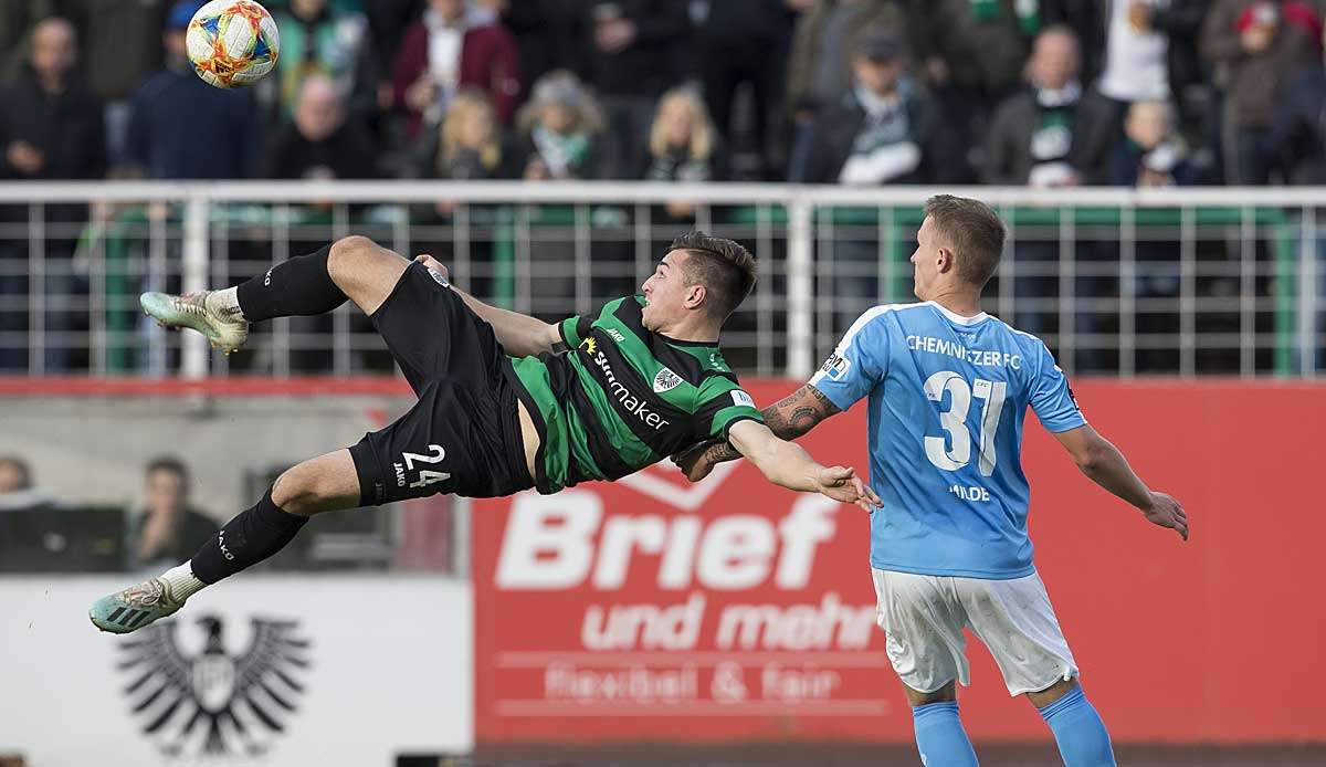 Heute empfängt der Chemnitzer FC Preußen Münster
