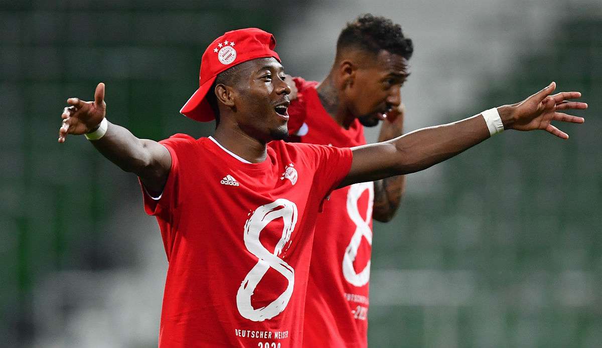 David Alaba und die Bayern feierten ihre achte Meisterschaft in Serie.