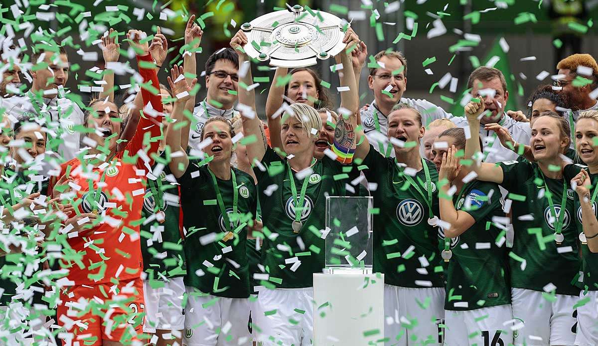 Der vierte Titel in Folge: Die Fußballerinnnen des VfL Wolfsburg dominieren die Frauen Bundesliga.